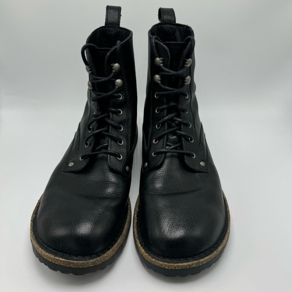 Birkenstock Bryson Black Leather Boot Lace Up Mens Size EU 44 US 11-11.5 - Picture 2 of 12